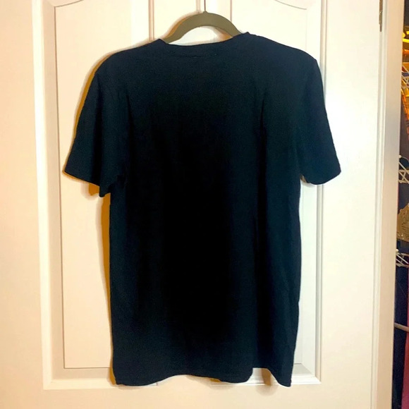 EUC WOMENS TOPSHOP BLACK GRAPHIC T-SHIRT SIZE MEDIUM (UK) - Picture 7 of 8